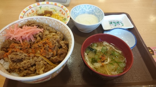 牛丼のすき家